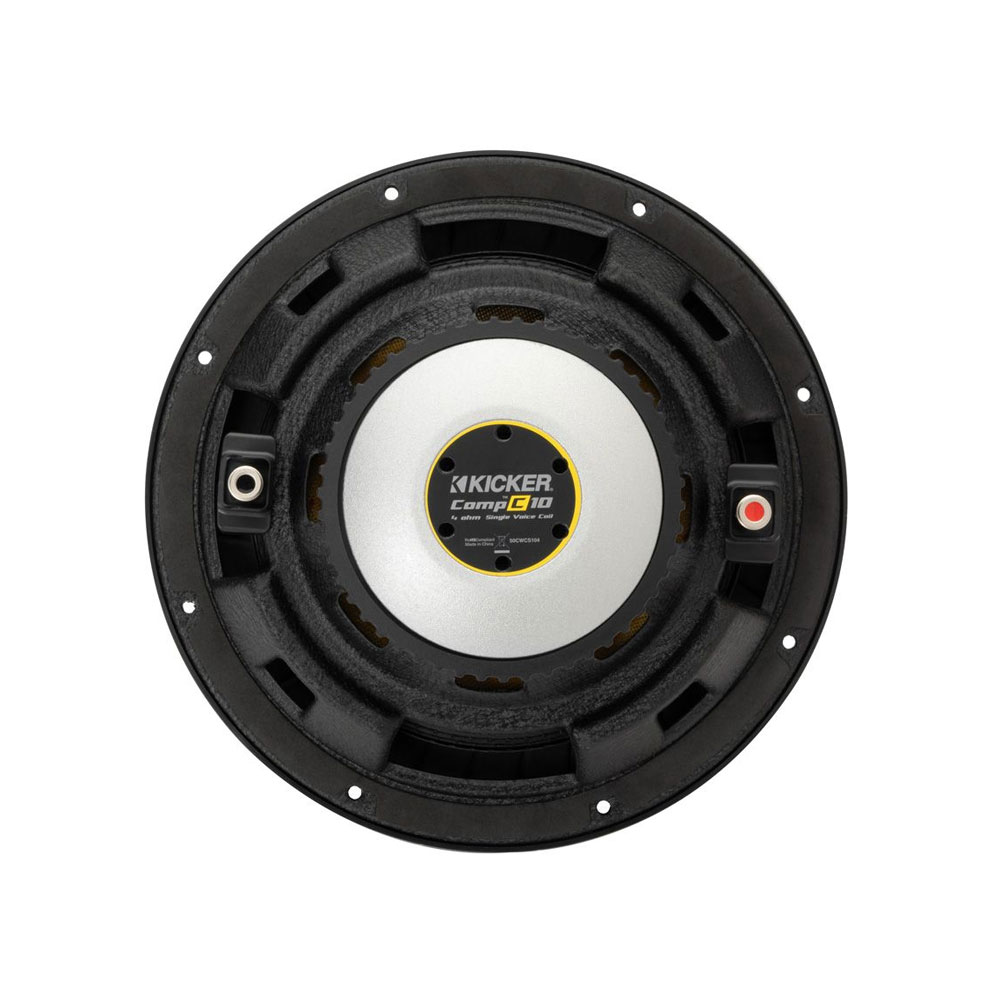 KA50CWCS104-3 Kicker KA50CWCS104 CompC 10" Single Voice Coil Subwoofer - 4 Ohm