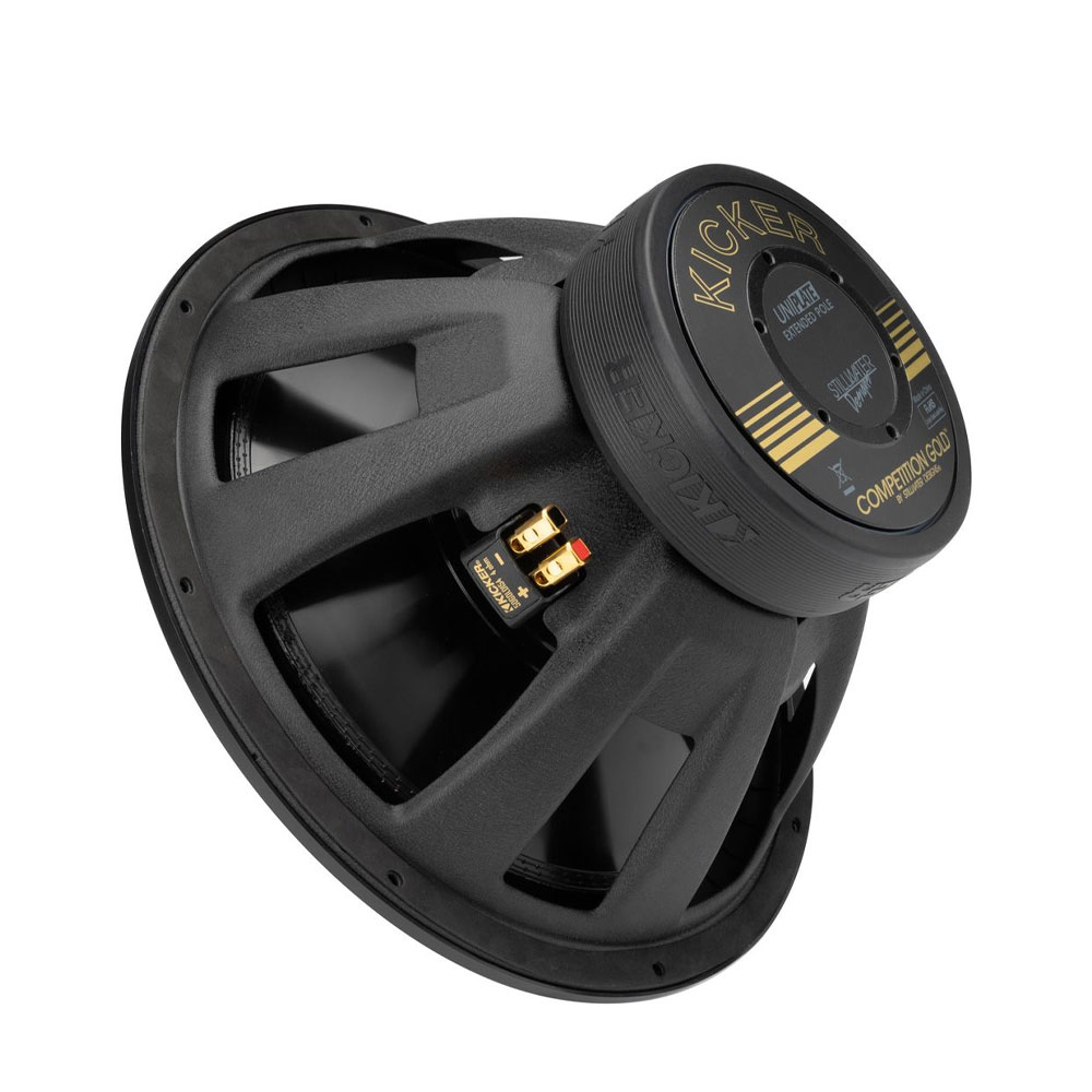 KA50GOLD154-4 Kicker KA50GOLD154 Comp Gold 15" Dual Voice Coil Subwoofer - 4 Ohm