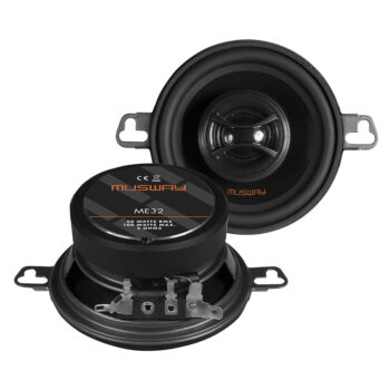Musway ME Series ME32 - 3.5" (8.7cm) 2-Way Coaxial Car Speakers 100 Watts/Max.