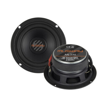 Musway ML3M 3" (7.5cm) Midrange Car Speaker For Combination with Tweeter and Kickbass - Pair