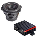 Vibe Black Death 12" Subwoofer and Mono Block Amplifier Upgrade Pack