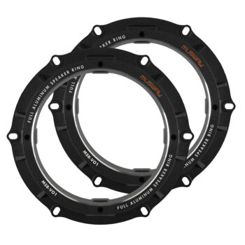 Musway MSR-VO1 - 16.5cm Aluminium Front and Rear Door Speaker Adapter Rings For Volkswagen
