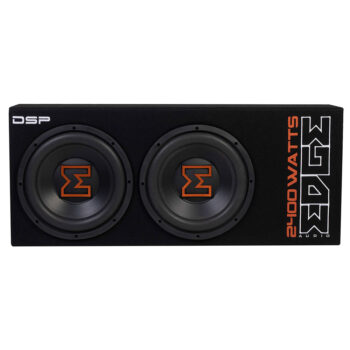 EDGE EDBX12TADSP-E3 Twin 12" 2400W Active Bass Enclosure DSP Subwoofer