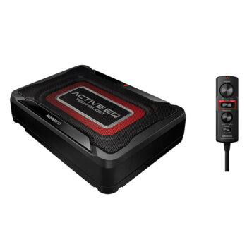 Kenwood KSC-PSW7EQ Car Audio Active Compact Under Seat Subwoofer 160W