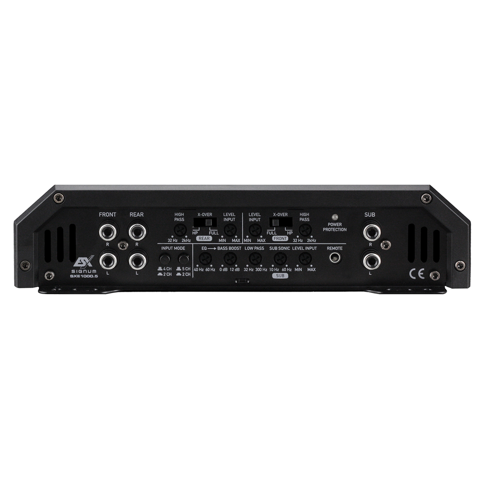 SXE1000.5-1 ESX SXE1000.5 Signum 5-Channel Class A/B & D Hybrid Amplifier | Apex automotive customs UK