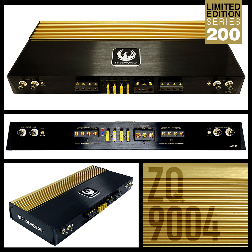 ZQ9004-1 Phoenix Gold ZQ9004 ZQ Series 4 Channel High End Amplifier