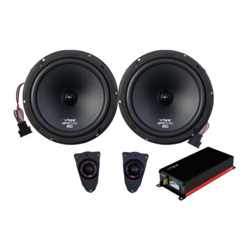 VIBE OPTI8VWT5.1A-V0 - 8" 2-Way Component Speaker & Amplifier Kit For VW T5.1