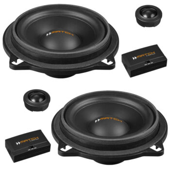 Match UP C42BMW-FRT.1 - 4" Component Speaker For BMW 1, 2, 3, 4, 5, X Series