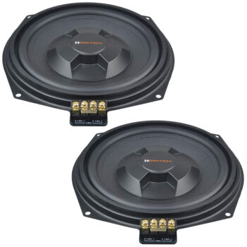 MATCH UP W8BMW-D 8" Underseat Subwoofer For BMW 1, 2, 3, 4, 5 X Series