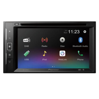 Pioneer AVH-A240DAB 6.2" CD DVD Double Din Bluetooth USB DAB Radio Car Stereo