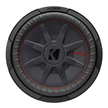Kicker KA48CWRT122 CompRT 12" Thin Profile Dual Voice Coil Subwoofer 2 Ohm