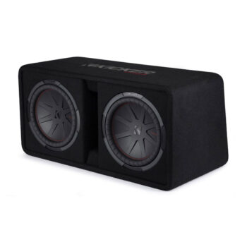 Kicker KA48DCWR122 CompR Dual 12" Ported Loaded Enclosure - 2 Ohm