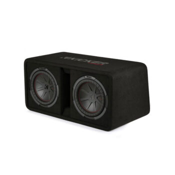 Kicker KA48DCWR102 CompR Dual 10" Ported Loaded Enclosure - 2 Ohm