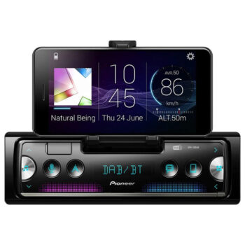 Pioneer SPH-20DAB Car Stereo Smartphone Holder Single Din Bluetooth USB Spotify
